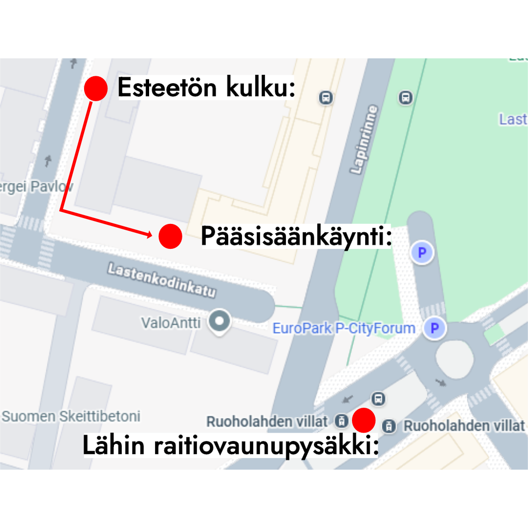Kamppi Showroom Arrival Guide (temp)