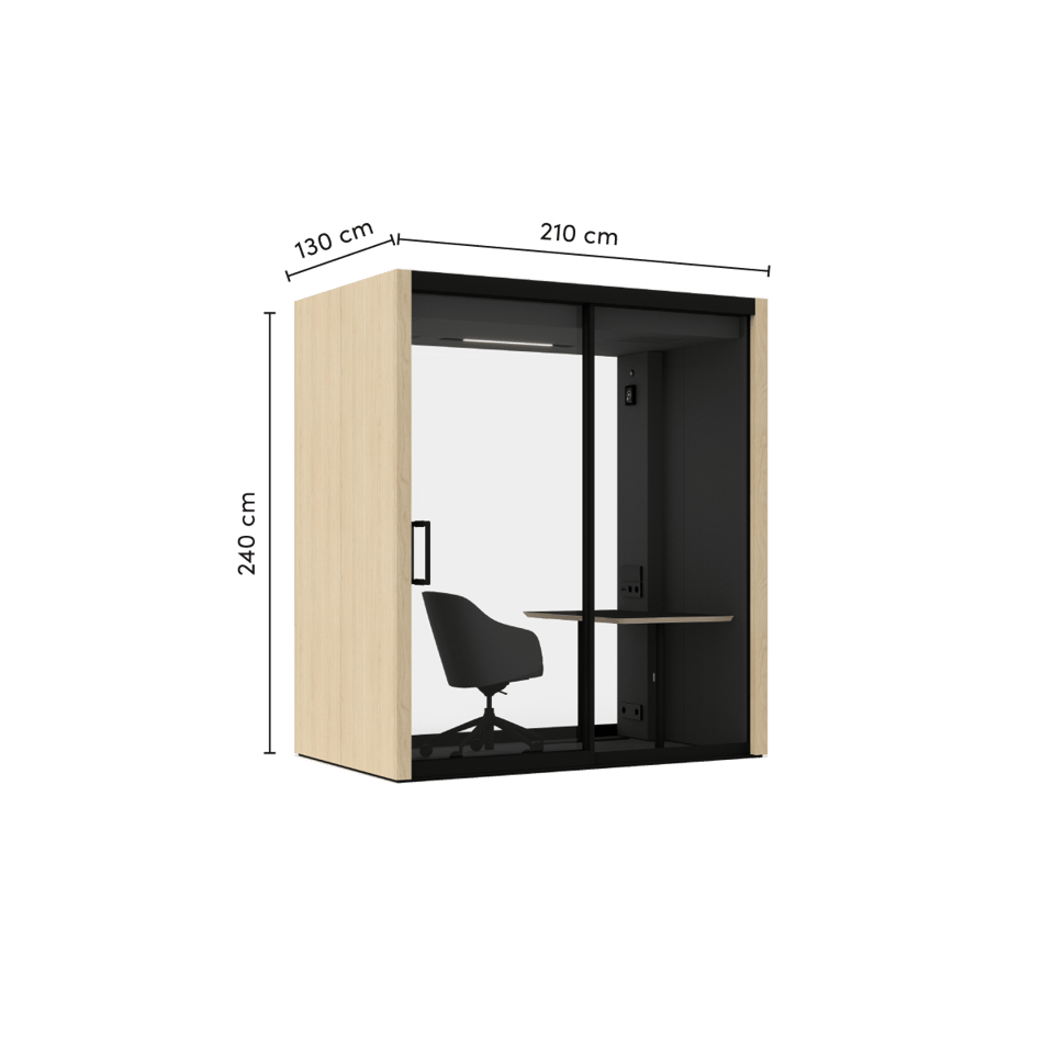 Vetrospace pod S+ with dimensions