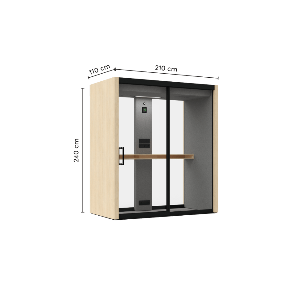 Vetrospace pod S with dimensions