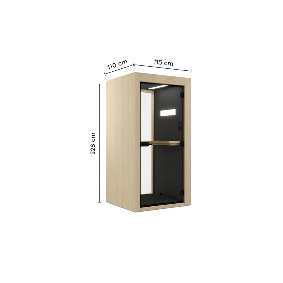Vetrospace pod XS with dimensions