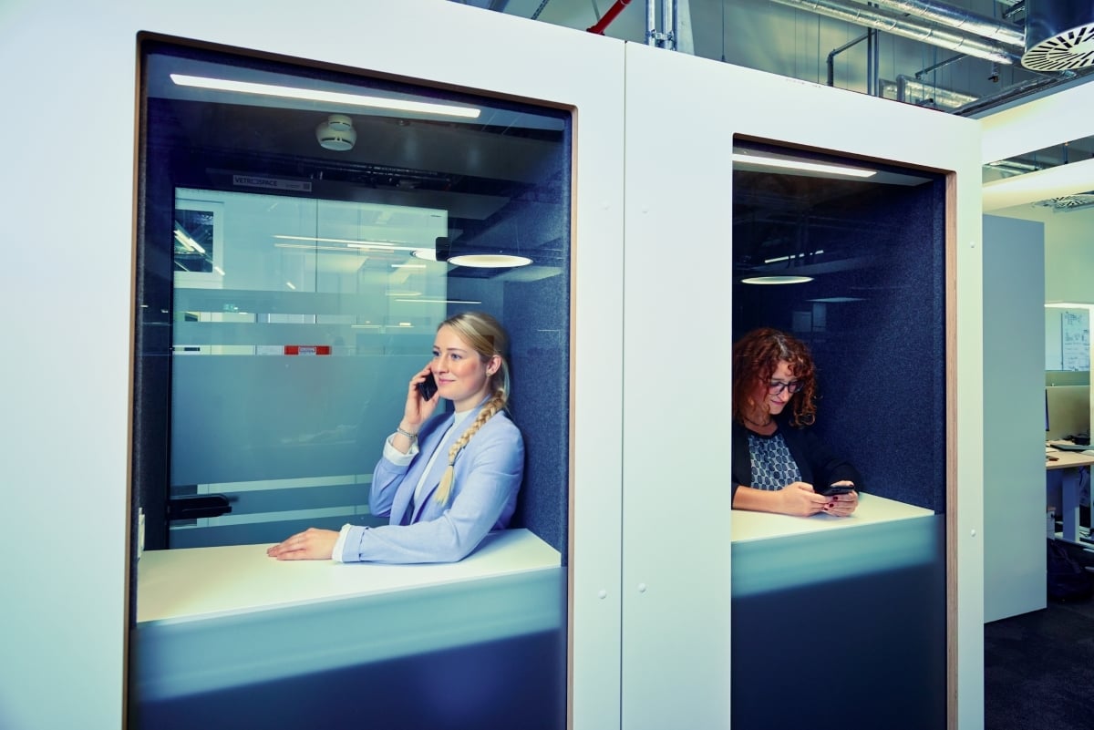 Vetrospace pods at Volkswagen office