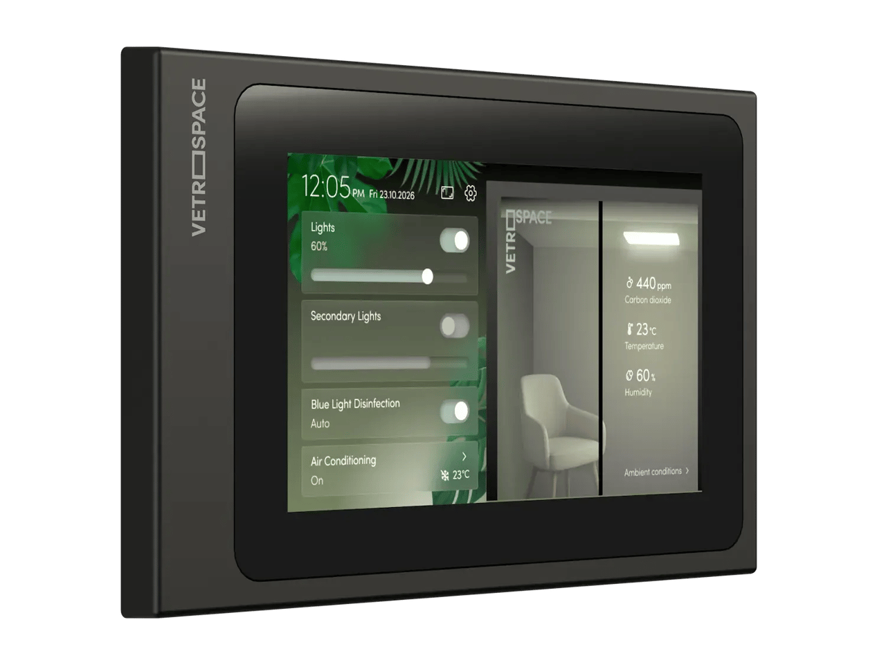 Vetrospace Control panel Side-black
