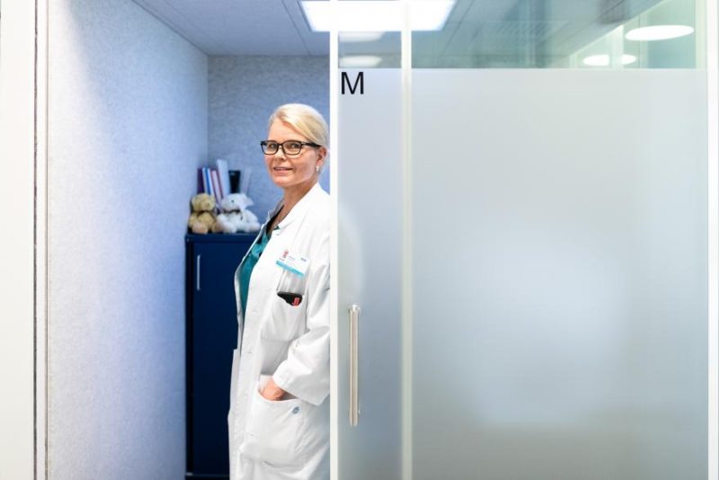 modular space with room disinfection system at Espoo hospital